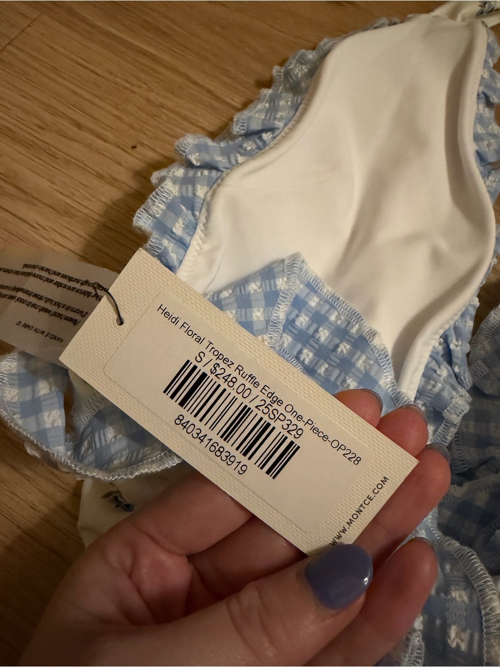 Montce Tropez Ruffle Edge One-Piece - Picture 3 of 5